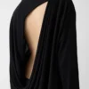 Das Mistral-Kleid Kleid mit Wasserfallausschnitt am Rücken