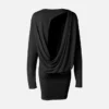 Das Mistral-Kleid Kleid mit Wasserfallausschnitt am Rücken