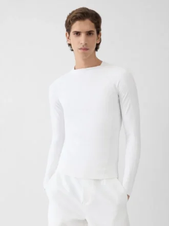 Das Oberteil mit Stehkragen Jacquemus + Nike Langärmliges Oberteil – Zusammenarbeit zwischen Jacquemus und Nike