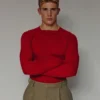 Das Oberteil mit Stehkragen Jacquemus + Nike Langärmliges Oberteil – Zusammenarbeit zwischen Jacquemus und Nike
