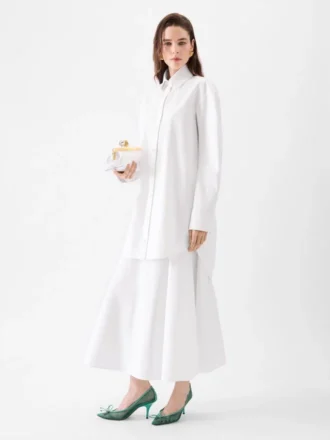 Das Ovalo-Hemdkleid Oversized-Hemdkleid