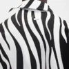 Das Pablo-Kurzarmhemd Asymmetrisches Hemd mit Wavy Psyche-Print