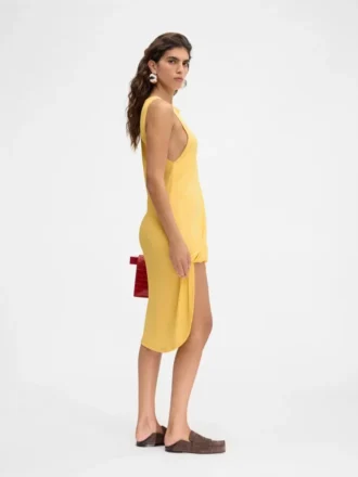 Das Peplo-Minikleid Minikleid mit quadratischem Ausschnitt