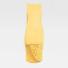 Das Peplo-Minikleid Minikleid mit quadratischem Ausschnitt