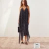 Das Riviera-Kleid Neckholder-Kleid mit Fransen