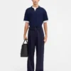 Das Strick-Poloshirt Strick-Poloshirt