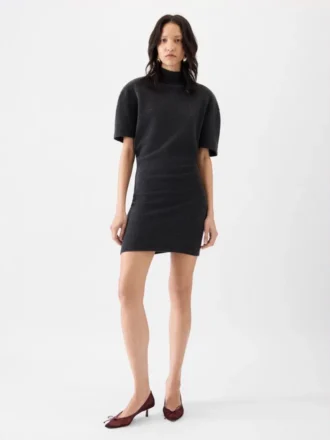 Das Strickkleid Castagna Kurzärmeliges Strickkleid
