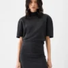 Das Strickkleid Castagna Kurzärmeliges Strickkleid