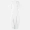 Das Strickkleid Mistral Drapiertes Kurzarmkleid