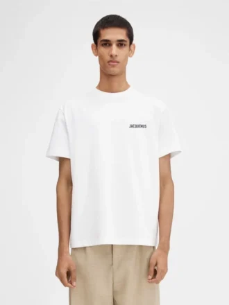 Das T-Shirt mit der Adresse von Los Angeles Kurzärmeliges T-Shirt mit aufgedruckter Adresse und Logo – exklusiv online und in unserem Store in Los Angeles erhältlich