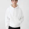 Das Torsade-Sweatshirt Hoodie mit beflocktem Logo