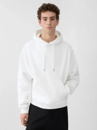 Das Torsade-Sweatshirt Hoodie mit beflocktem Logo