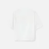 Das Torsade-T-Shirt T-Shirt mit beflocktem Logo