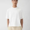 Das Torsade-T-Shirt T-Shirt mit beflocktem Logo