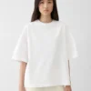 Das Torsade-T-Shirt T-Shirt mit beflocktem Logo