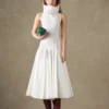 Das Triana-Kleid Ausgestelltes Godet-Kleid