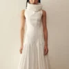 Das Triana-Kleid Ausgestelltes Godet-Kleid