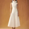 Das Triana-Kleid Ausgestelltes Godet-Kleid