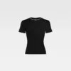 Das Tricot-T-Shirt Asymmetrisches Strick-T-Shirt