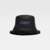 Der Bacino-Bucket-Hat Hut aus ausgefranstem Raffia