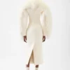 Der Boa-Mantel Shearling-Boa-Mantel