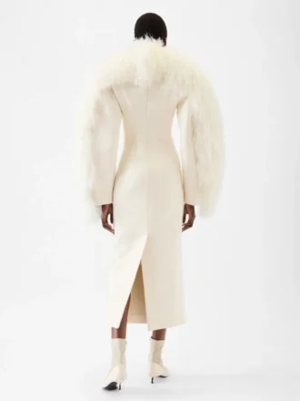 Der Boa-Mantel Shearling-Boa-Mantel