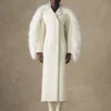 Der Boa-Mantel Shearling-Boa-Mantel