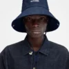 Der Denim-Bucket-Hat von de-Nîmes Genähter Bucket-Hat