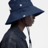 Der Denim-Bucket-Hat von de-Nîmes Genähter Bucket-Hat