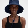 Der Denim-Bucket-Hat von de-Nîmes Genähter Bucket-Hat