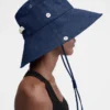 Der Denim-Bucket-Hat von de-Nîmes Genähter Bucket-Hat