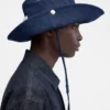 Der Denim-Bucket-Hat von de-Nîmes Genähter Bucket-Hat
