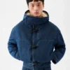 Der Dufflecoat aus Denim von de-Nîmes Dufflecoat aus Denim