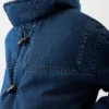 Der Dufflecoat aus Denim von de-Nîmes Dufflecoat aus Denim