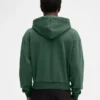 Der Gros Grain Hoodie mit Reißverschluss Grosgrain-Logo-Hoodie mit Reißverschluss