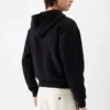 Der Gros Grain Hoodie mit Reißverschluss Grosgrain-Logo-Hoodie mit Reißverschluss