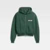 Der Gros Grain Hoodie mit Reißverschluss Grosgrain-Logo-Hoodie mit Reißverschluss