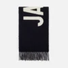 Der Jacquemus-Schal Fringe Logo-Schal