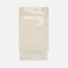 Der Jacquemus-Schal Fringe Logo-Schal
