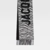 Der Jacquemus-Schal Fringe Logo-Schal
