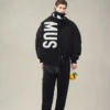 Der Jacquemus-Schal Fringe Logo-Schal