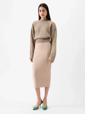 Der JACQUEMUS-Strickpullover mit Logo