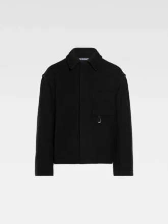 Der kurze Mantel Minimalistische, kastenförmige Jacke