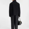 Der kurze Mantel Minimalistische, kastenförmige Jacke
