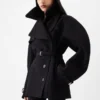Der kurze Trenchcoat Ovalo Trenchcoat Hourglass