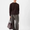 Der Lino Langarm-Strick Jacquard-Strick mit Signatur