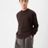 Der Lino Langarm-Strick Jacquard-Strick mit Signatur