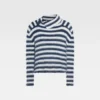 Der Marina-Pullover Gestreifter Mohairpullover Der Marina-Pullover Gestreifter Mohairpullover