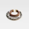 Der Ohrschmuck Trio geometrischer Ohrklemmen