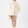 Der Ovalo-Peacoat Runder Peacoat